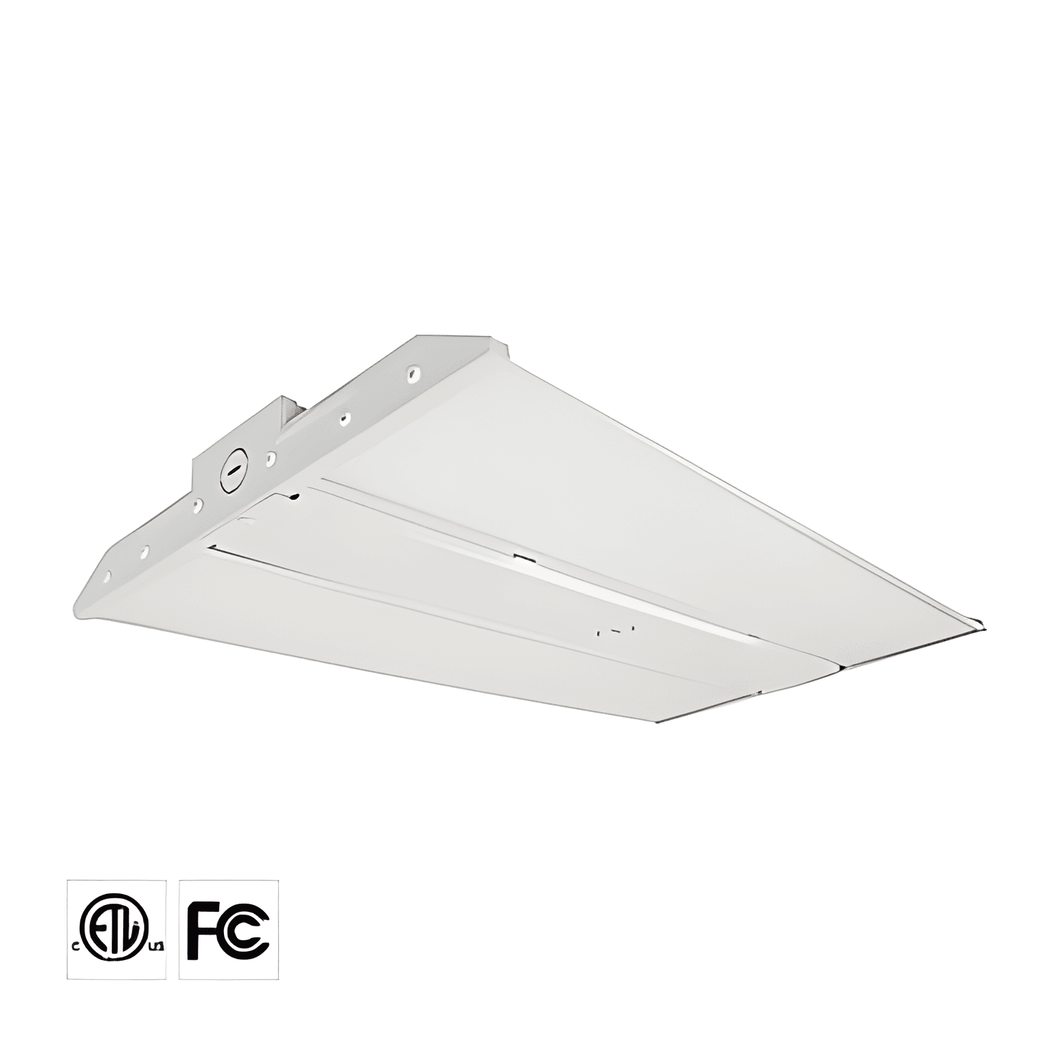 AN-LB2FT-165W-5KD and AN-LB4FT-300W-5KD LED linear high bay light set 5000K ETL FCC listed for warehouse and industrial lighting