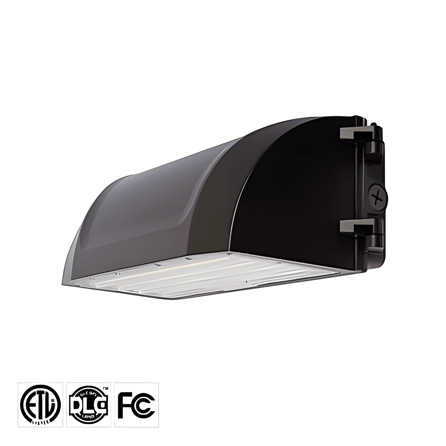 45W/60/75W full cutoff LED wall pack with brown ADC12 shell and silicone ring for dustproof waterproof wet location performance