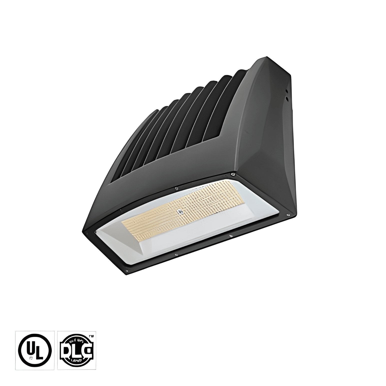 LED Wall Pack front view showcasing durable thermoset powder coat finish and proprietary acrylic lens