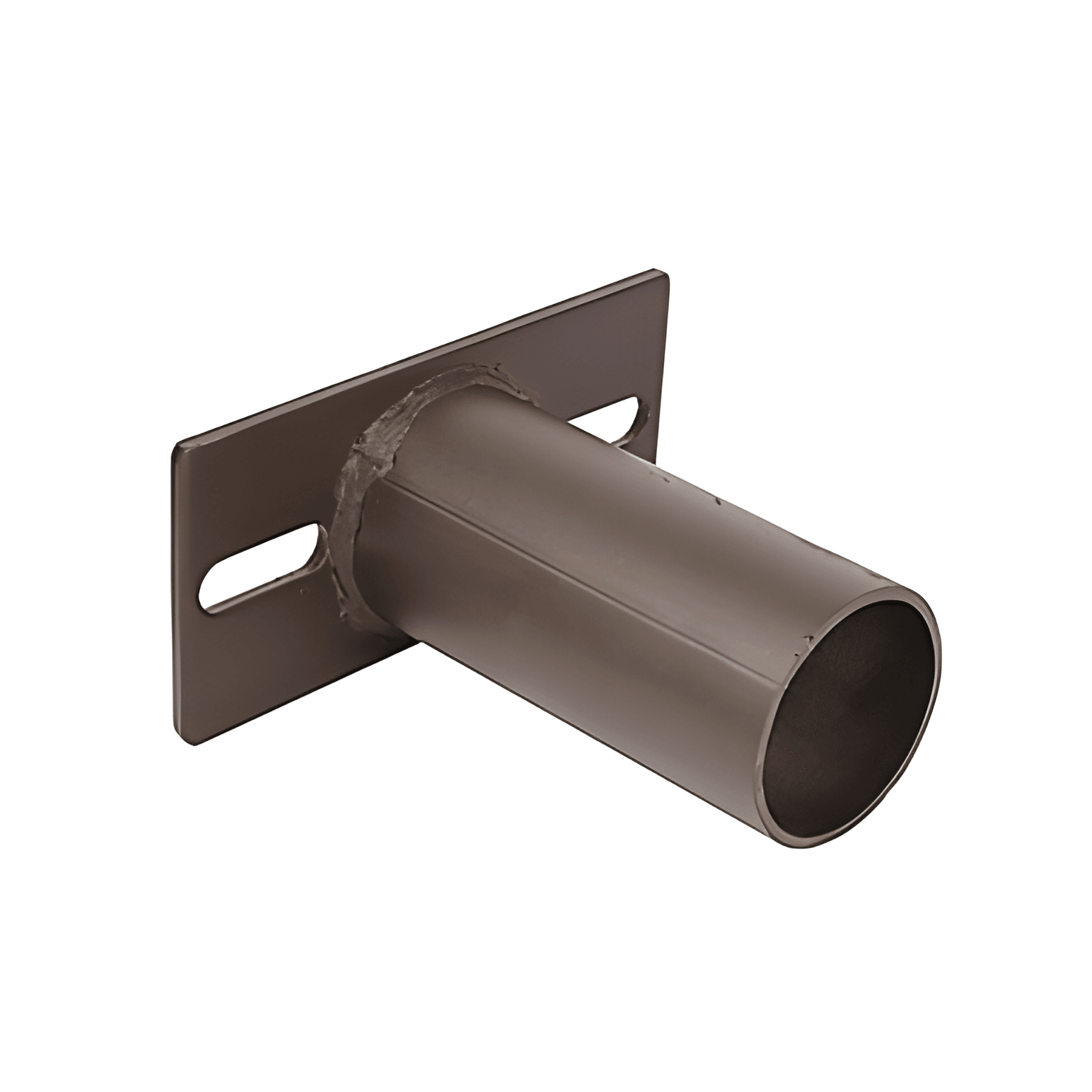 Bronze Wall Mount Extension Bracket for 2-3/8" Round Slip Fitter Arms