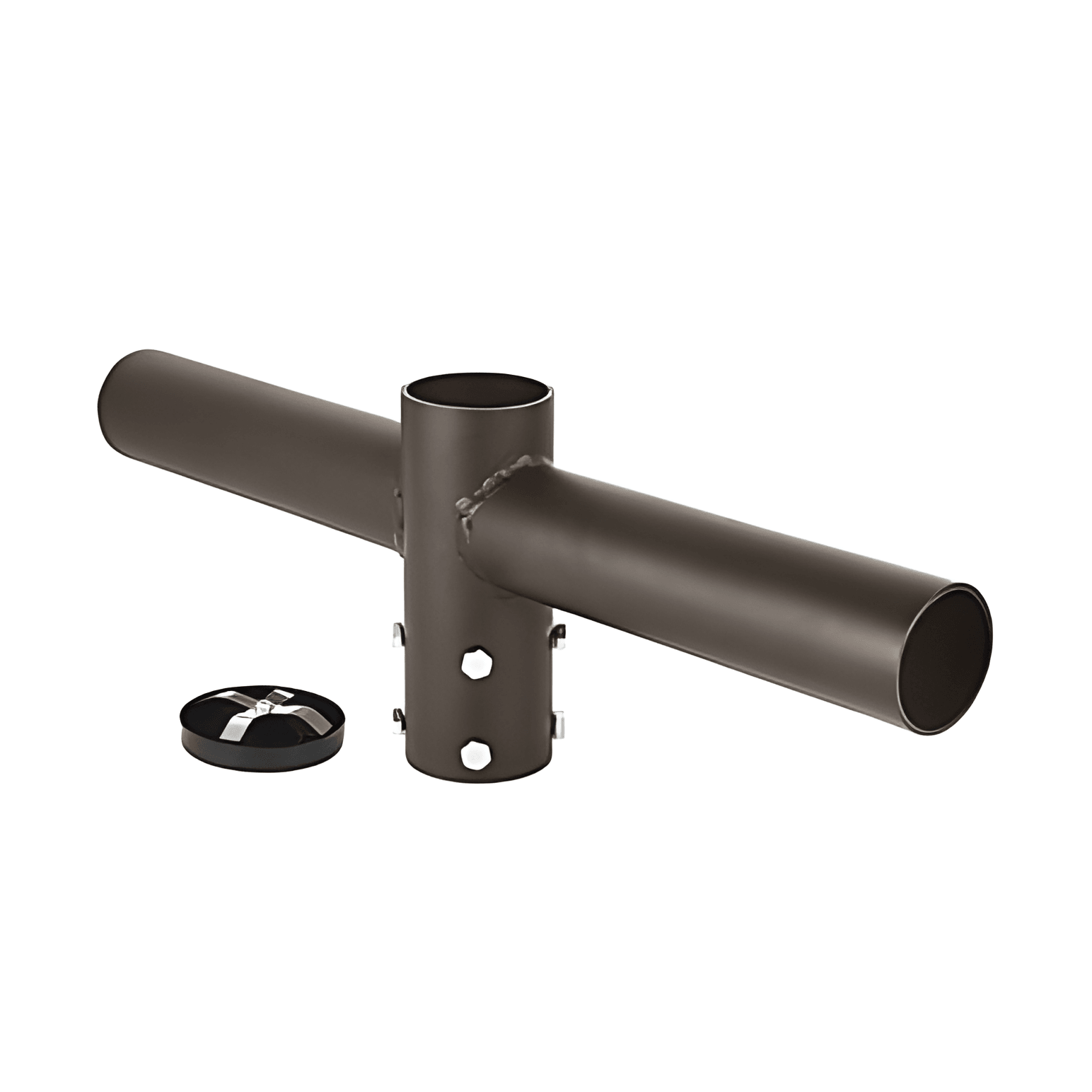 Bronze Spoke Bracket with 2 Arms at 180° for 2-3/8" Poles (A-B12-180D2R-BZ)